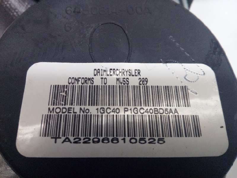 Recambio de cinturon seguridad delantero derecho para dodge caliber 2.0 16v crd cat referencia OEM IAM YX26BD5AB - Negro 3