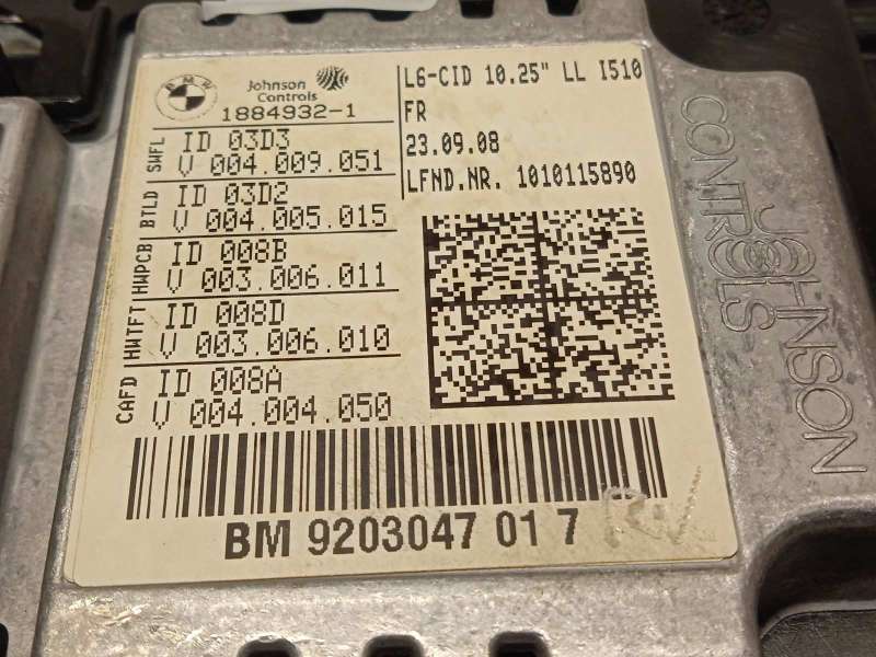 Recambio de pantalla multifuncion para bmw serie 7 (f01/f02) 740i referencia OEM IAM 9203047 65509203047 - Negro 6