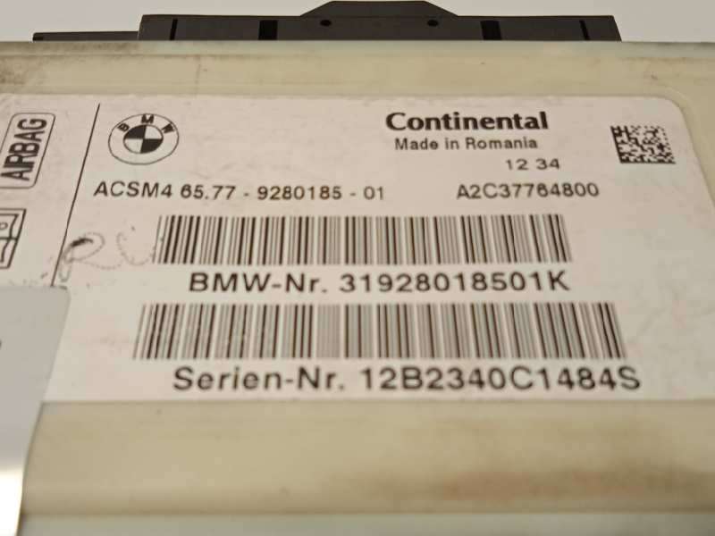 Recambio de centralita airbag para bmw serie 7 (f01/f02) 730ld referencia OEM IAM 65779280185  A2C37764800 - Negro 2