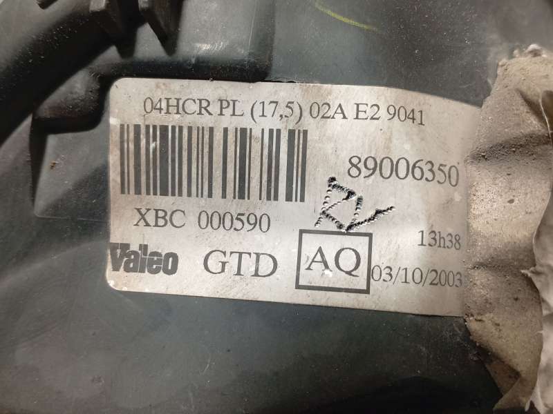 Recambio de faro izquierdo para mg zr 105 referencia OEM IAM XBC000590  89006350 - Azul 6