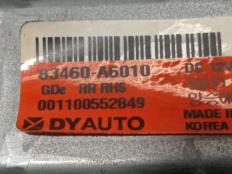 Recambio de elevalunas trasero derecho para hyundai i30 cw 1.6 crdi cat referencia OEM IAM 83480A6050  83460A6010 - Negro 5