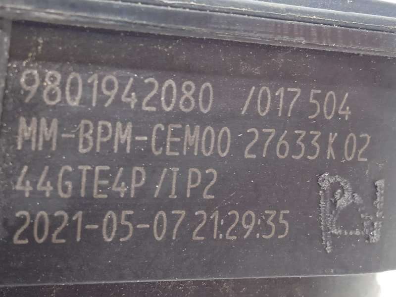 Recambio de caja mariposa para opel grandland x referencia OEM IAM 9801942080 - Blanco 5