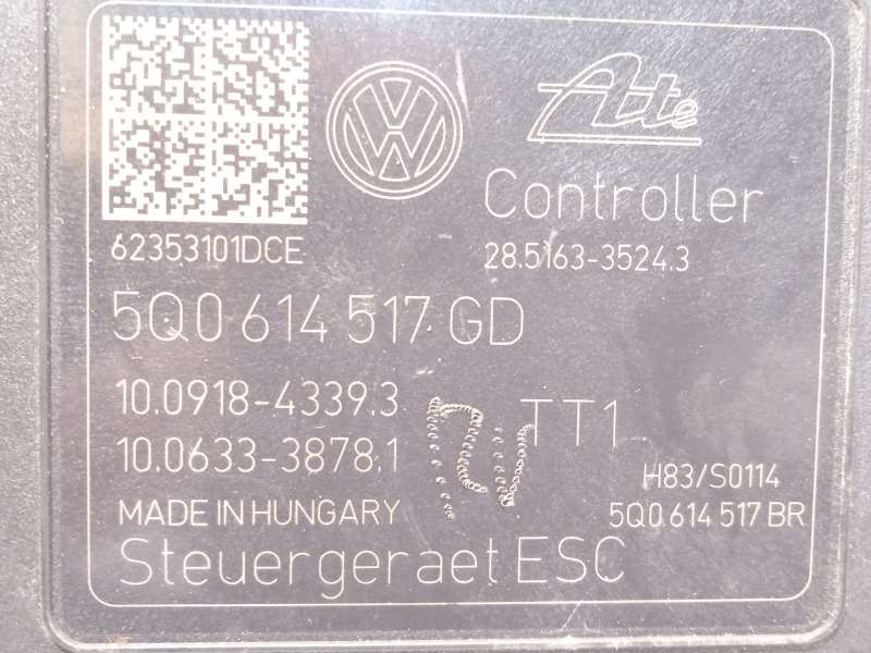 Recambio de abs para volkswagen passat b8 (3g2, cb2) 2.0 tdi referencia OEM IAM 5Q0614517GD 28516335243 10022026584 5