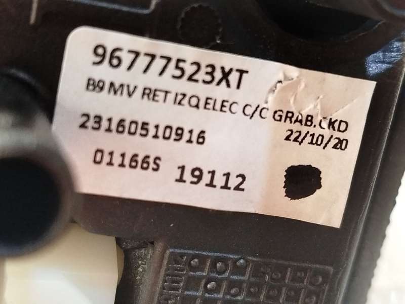 Recambio de retrovisor izquierdo para peugeot partner furgón/monospace 1.6 bluehdi 100 referencia OEM IAM 96777523XT 7