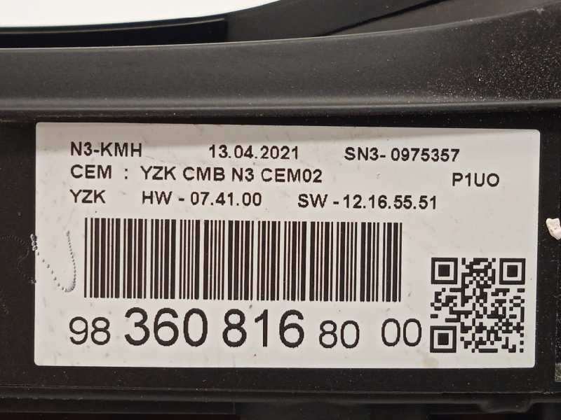 Recambio de cuadro instrumentos para opel grandland x referencia OEM IAM 9836081680 - Blanco 6
