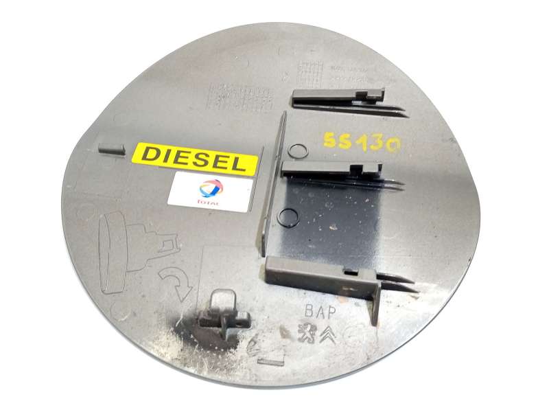 Recambio de tapa exterior combustible para peugeot 2008 i (cu_) 1.6 bluehdi 120 referencia OEM IAM 9677638680 - Gris 2