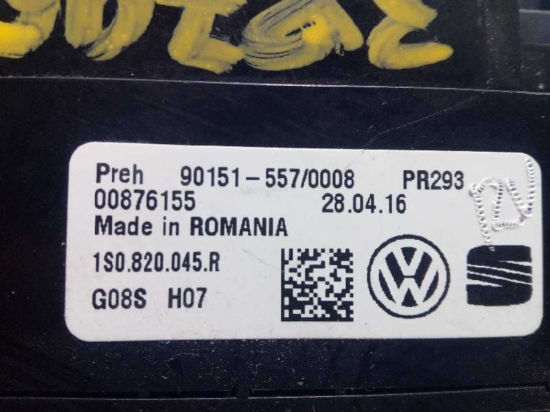 Recambio de mando calefaccion / aire acondicionado para seat mii (kf1) 1.0 referencia OEM IAM 1S0820045R - Blanco 3