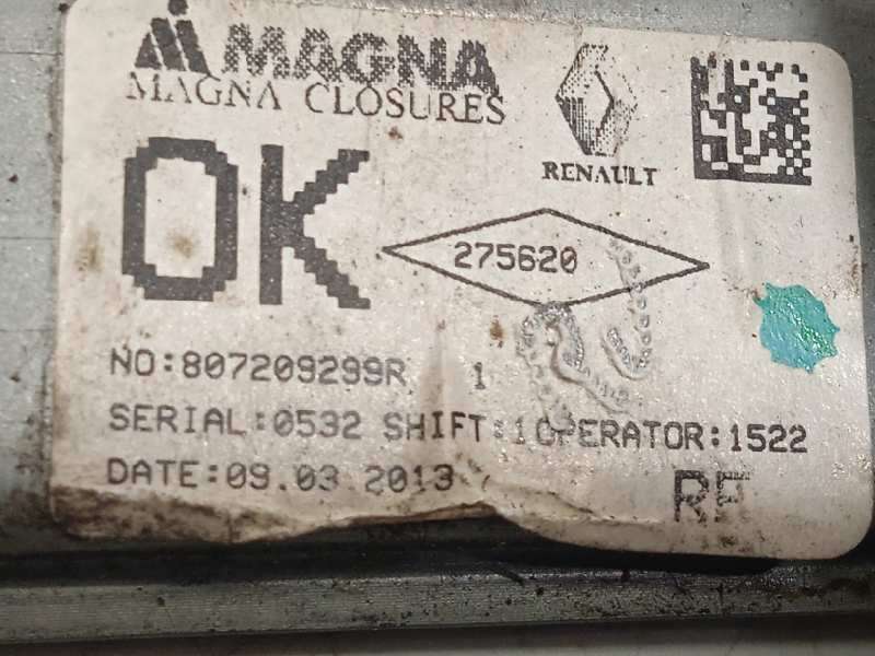 Recambio de elevalunas delantero derecho para dacia logan ii ambiance referencia OEM IAM 807209299R - Blanco 5