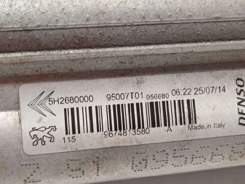 Recambio de condensador / radiador aire acondicionado para peugeot 208 allure referencia OEM IAM 9674813580 6455JF 3