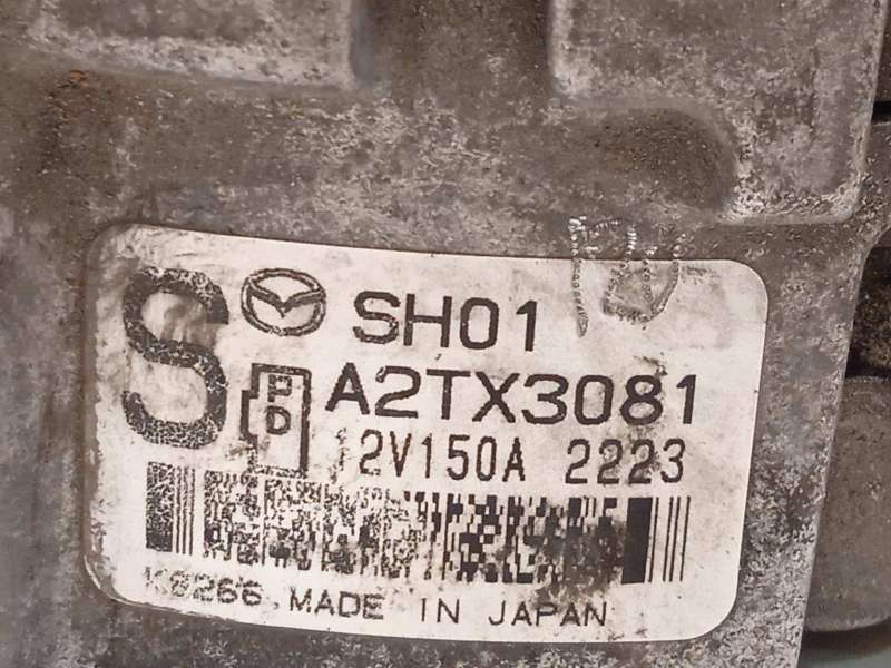 Recambio de alternador para mazda cx-5 2.2 turbodiesel cat referencia OEM IAM SH0118300  A2TX3081 - Negro 4