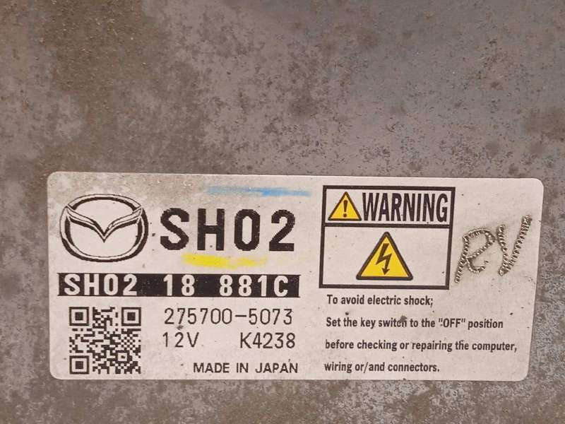 Recambio de centralita motor uce para mazda cx-5 2.2 turbodiesel cat referencia OEM IAM SH0218881C  2757005073 - Negro 4