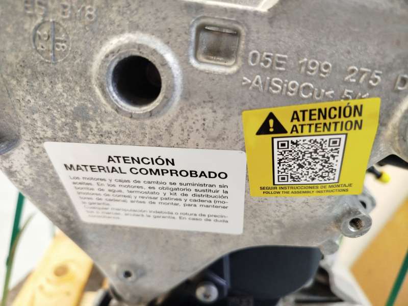 Recambio de motor completo para cupra leon (kl1, ku1, kug) 1.5 tsi referencia OEM IAM DXD 11