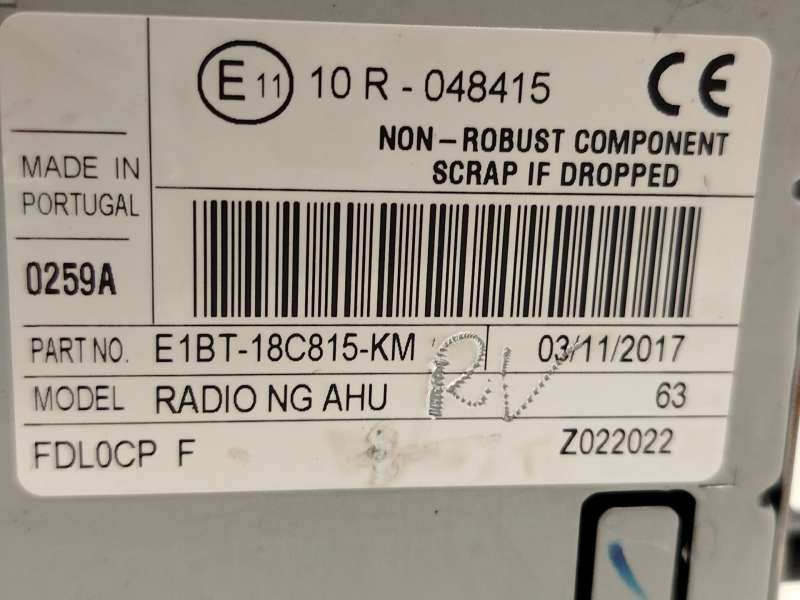 Recambio de sistema navegacion gps para ford c-max ii (dxa/cb7, dxa/ceu) 1.5 tdci referencia OEM IAM E1BT18C815KM 2342293 - Blanco 5