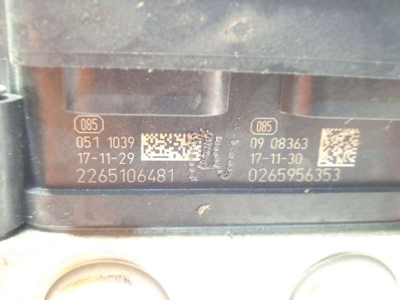 Recambio de abs para peugeot 3008 ii suv (mc_, mr_, mj_, m4_) 2.0 bluehdi 180 referencia OEM IAM 9812786180 0265956353 269936 5