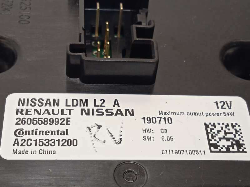 Recambio de centralita led derecha para nissan juke (f16) acenta referencia OEM IAM 260558992E  A2C15331200 4