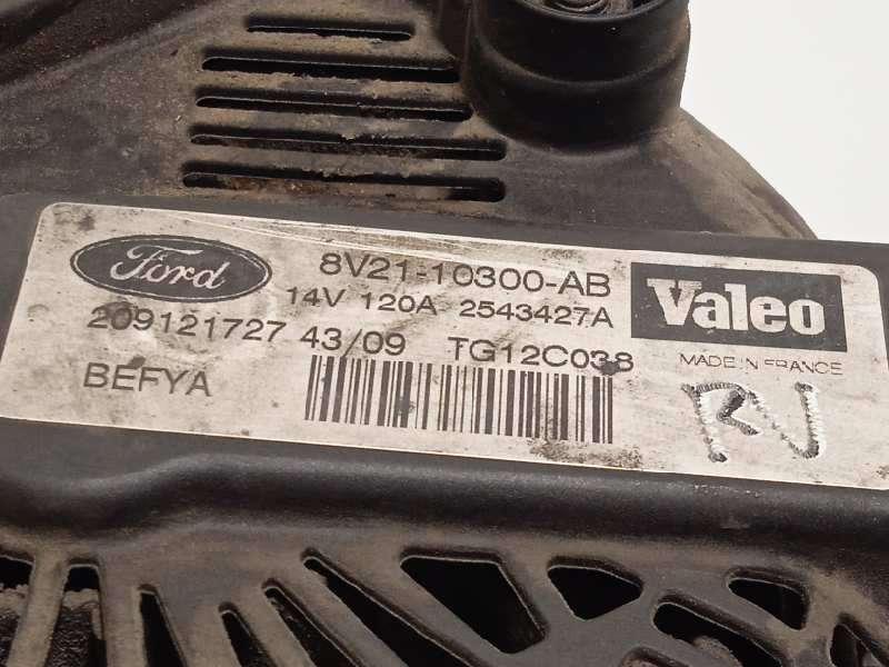Recambio de alternador para ford fiesta (cb1) trend referencia OEM IAM 8V2110300AB 209121727 TG12C038 - Negro 5
