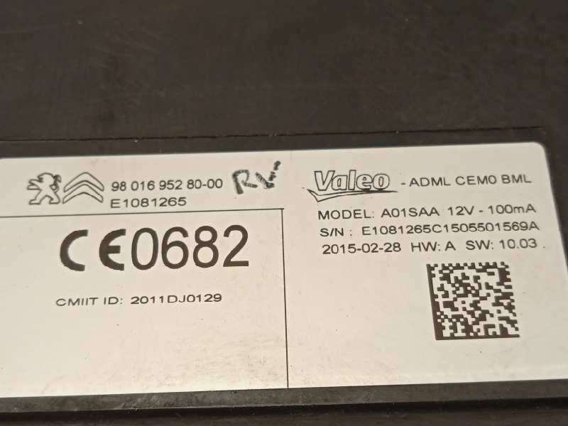 Recambio de modulo electronico para peugeot 508 allure referencia OEM IAM 9801695280 - Azul 5