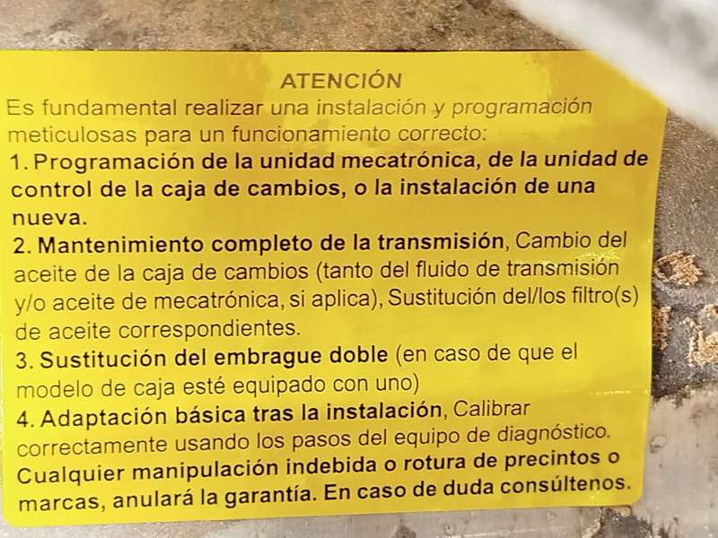 Recambio de caja cambios para seat leon (kl1, klg) 1.5 etsi referencia OEM IAM UUF 0CW300051N001 - Blanco 6