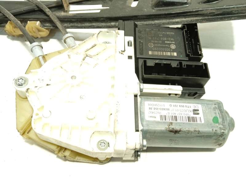 Recambio de elevalunas delantero izquierdo para seat leon (1p1) 1.9 tdi referencia OEM IAM 1K0959793M - Negro 3