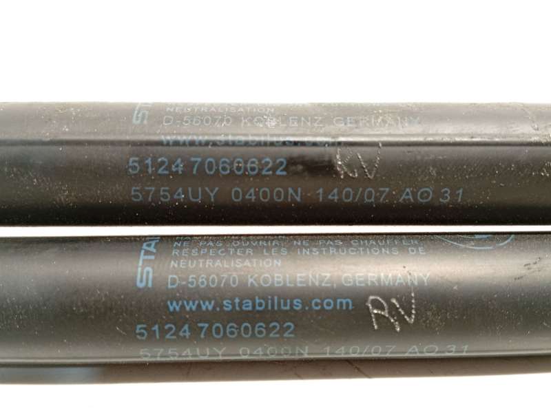 Recambio de amortiguadores maletero / porton para bmw 1 (e81) 118 d referencia OEM IAM 51247060622 - Negro 2