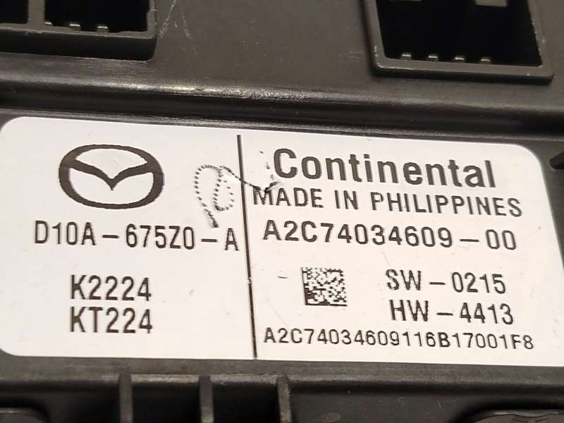 Recambio de modulo electronico para mazda 2 lim. () 1.5 16v cat referencia OEM IAM D10A675Z0A  A2C74034609 - Azul 4