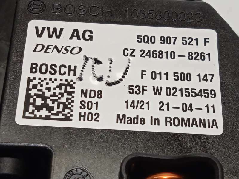 Recambio de motor calefaccion para skoda octavia lim. (nx3) 2.0 tdi referencia OEM IAM 5WB819015  5Q0907521F - Negro 4