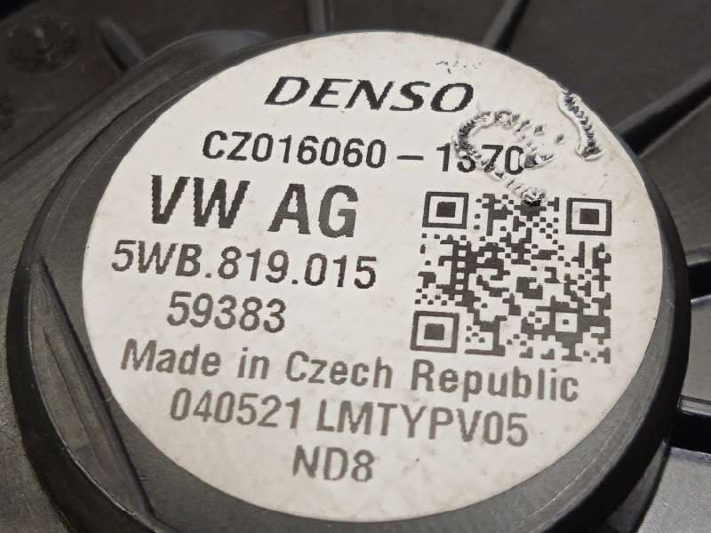 Recambio de motor calefaccion para skoda octavia lim. (nx3) 2.0 tdi referencia OEM IAM 5WB819015  5Q0907521F - Negro 5