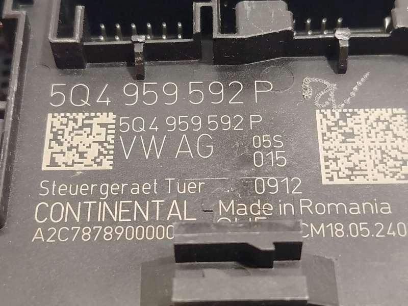 Recambio de centralita confort para seat leon (kl1, klg) 1.5 etsi referencia OEM IAM 5Q4959592P  A2C7878900000 - Blanco 3