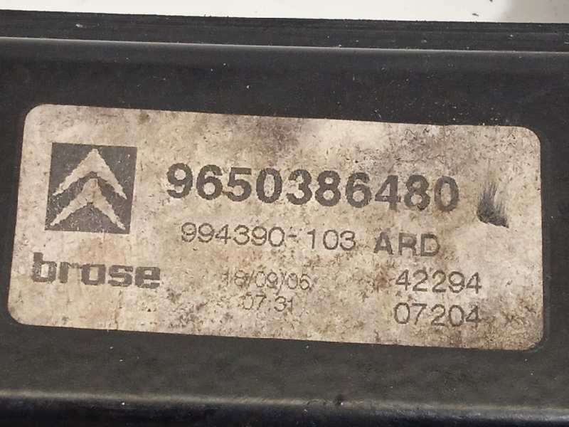 Recambio de elevalunas trasero derecho para citroën c6 3.0 v6 24v referencia OEM IAM 9650386480  9661050180 - Gris 5