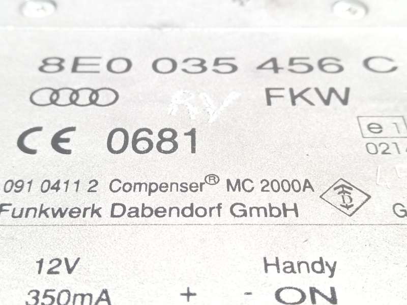 Recambio de modulo confort para audi a6 c6 (4f2) 2.7 tdi referencia OEM IAM 8E0035456C - Gris 4