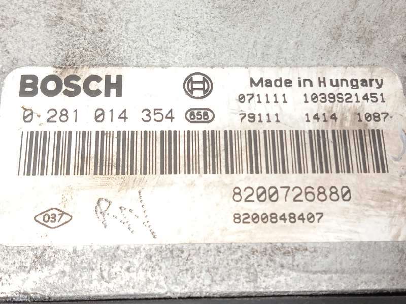Recambio de centralita motor uce para renault laguna iii 2.0 dci diesel cat referencia OEM IAM 8200726880 8200789129 0281014354 5