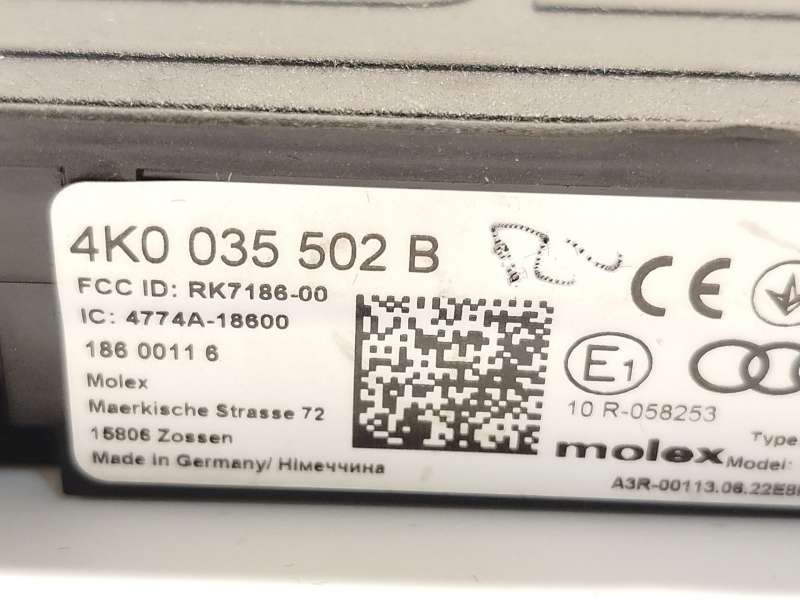Recambio de modulo electronico para audi a6 c8 (4a2) 45 tdi mild hybrid quattro referencia OEM IAM 4K0035502B - Gris 5