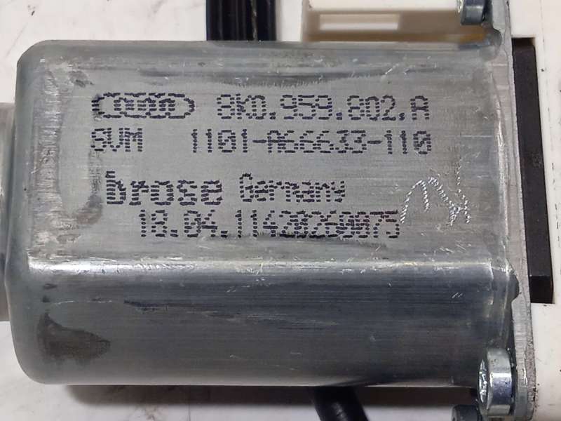 Recambio de elevalunas delantero derecho para audi a4 b8 (8k2) 2.0 tdi referencia OEM IAM 8K0837462A 8K0959802A - Negro 4