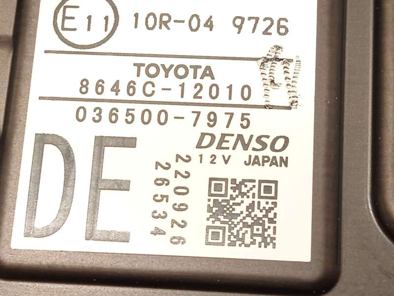 Recambio de modulo electronico para toyota corolla (e21) referencia OEM IAM 8646C12010  0365007975 - Blanco 5