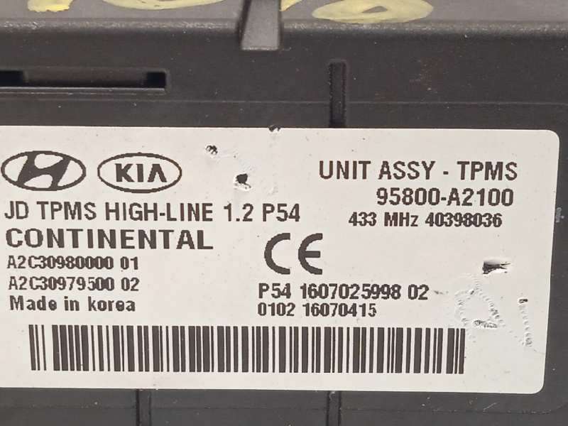 Recambio de sensor de aparcamiento para kia cee'd 1.4 crdi cat referencia OEM IAM 95800A2100 - Blanco 4