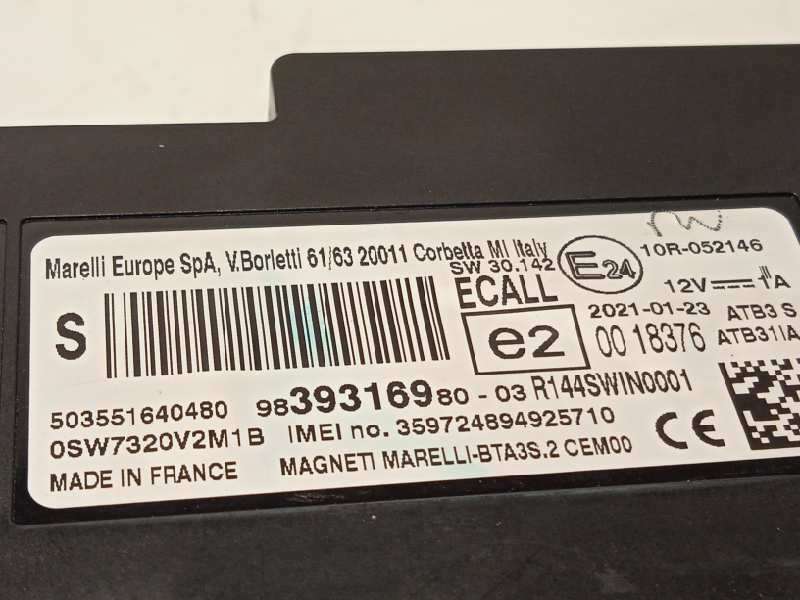 Recambio de modulo electronico para peugeot 5008 active referencia OEM IAM 9839316980  503551640480 - Azul 4