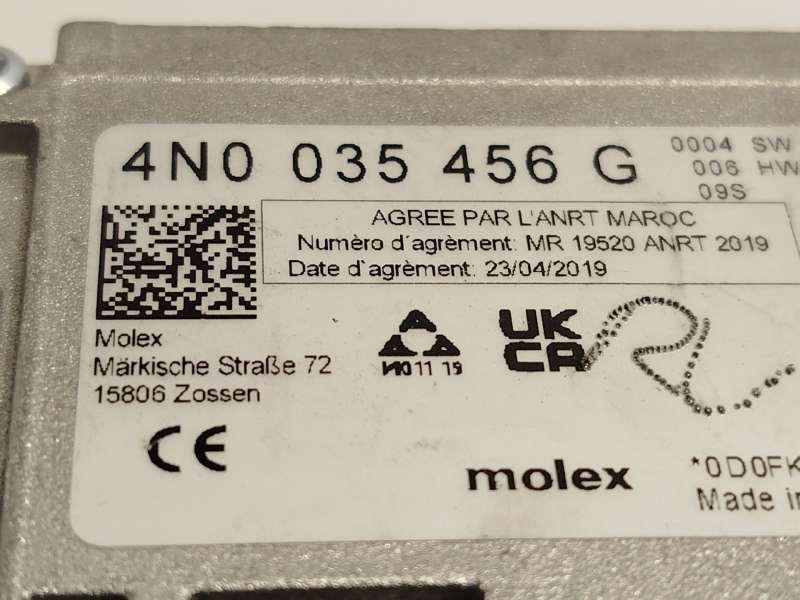 Recambio de modulo electronico para audi a6 c8 (4a2) 45 tdi mild hybrid quattro referencia OEM IAM 4N0035456G - Gris 4