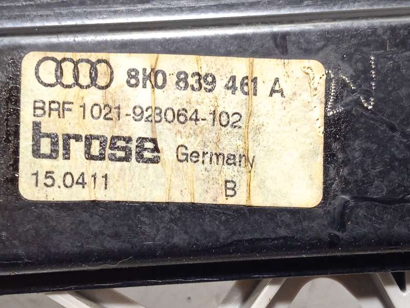 Recambio de elevalunas trasero izquierdo para audi a4 b8 (8k2) 2.0 tdi referencia OEM IAM 8K0839461A 8K0959811A - Negro 5