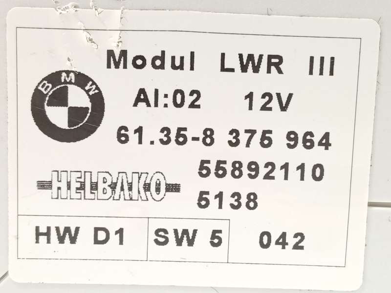 Recambio de modulo electronico para bmw x5 (e53) 3.0 i referencia OEM IAM 61358375964 - Plata 3