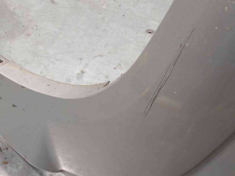 Recambio de aleta delantera izquierda para kia sportage 2.0 cat referencia OEM IAM 663110Z130 2