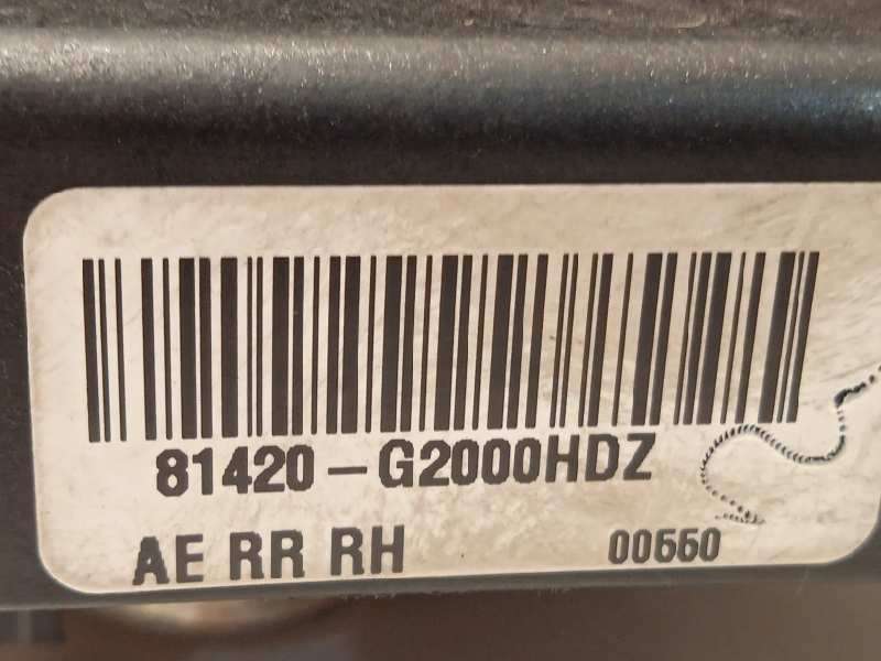 Recambio de cerradura puerta trasera derecha para hyundai ioniq hybrid referencia OEM IAM 81420G2000 - Naranja 4