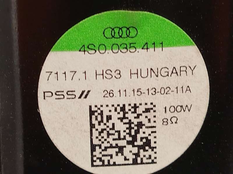 Recambio de altavoz para audi r8 (4s3, 4sp) 5.2 fsi quattro referencia OEM IAM 4S0035411 - Amarillo 5