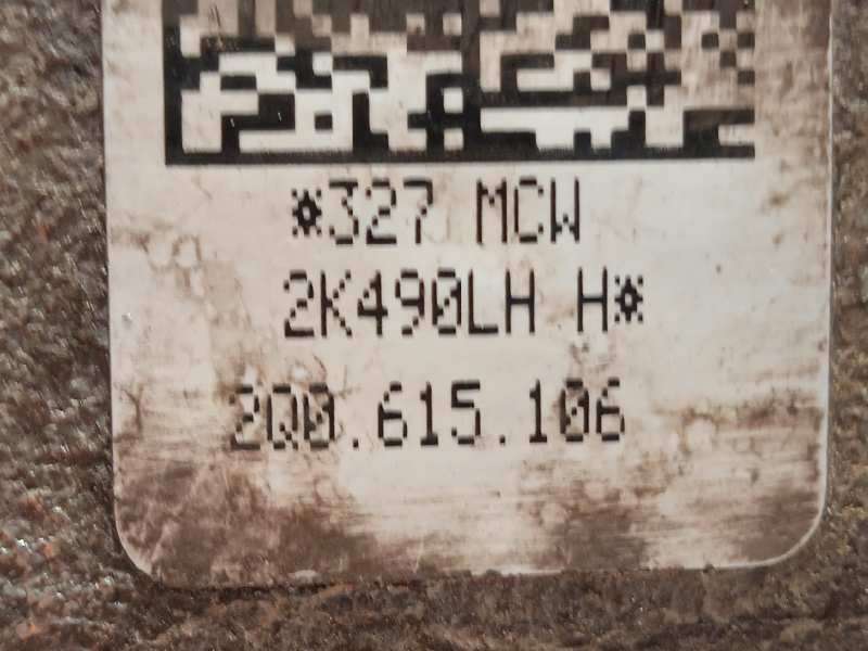 Recambio de pinza freno delantera derecha para volkswagen polo 1.0 referencia OEM IAM 2Q0615106 5