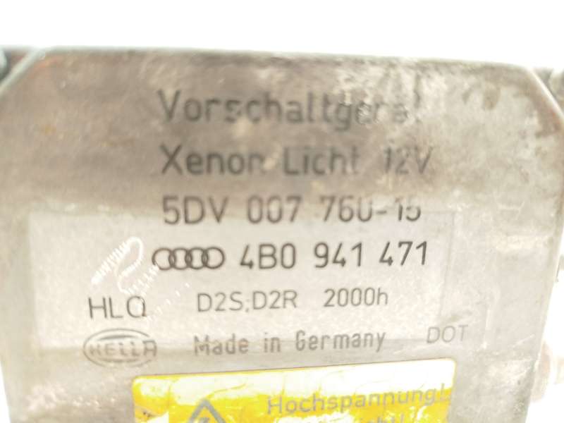 Recambio de centralita faros xenon para audi a6 c5 (4b2, 4b4) 2.5 tdi referencia OEM IAM 4B0941471  5DV00776015 - Azul 3