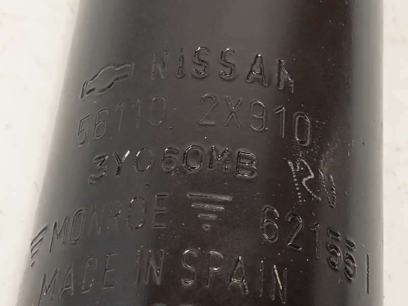 Recambio de amortiguador trasero para nissan patrol gr (y61) 3.0 16v turbodiesel cat referencia OEM IAM E61102X91A 2