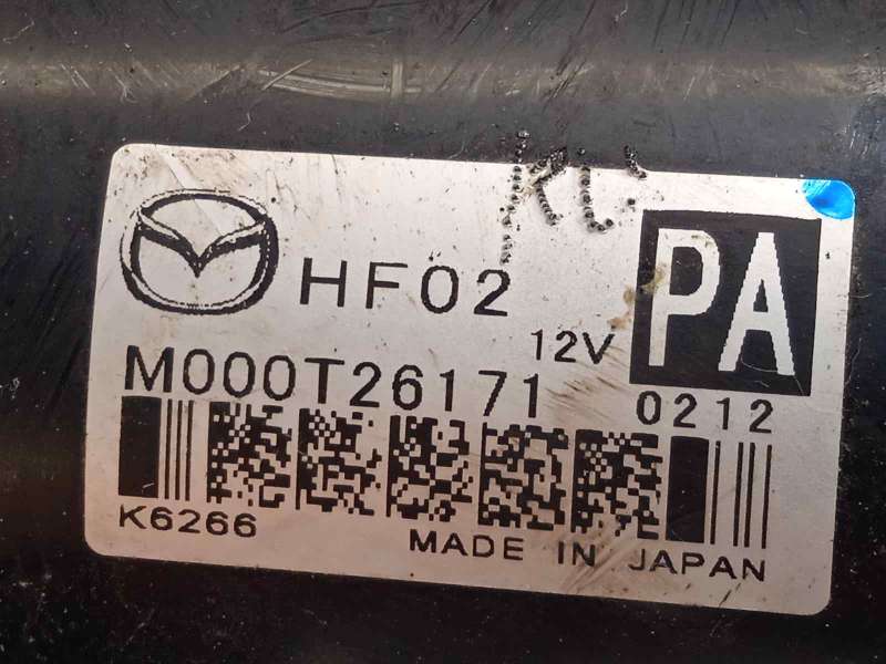 Recambio de motor arranque para mazda cx-30 referencia OEM IAM HF0218400  M000T26171 4