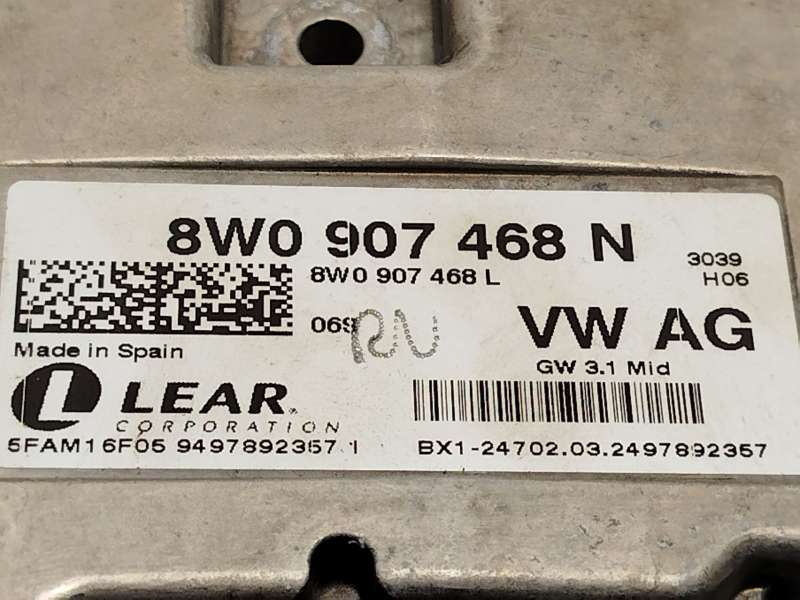 Recambio de modulo electronico para audi a5 sportback (f5a, f5f) 35 tdi referencia OEM IAM 8W0907468N - Gris 4