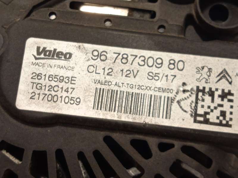 Recambio de alternador para peugeot 3008 ii suv (mc_, mr_, mj_, m4_) 1.6 thp 165 (m45gyw, m45gzw, m45gyv) referencia OEM IAM 967 - Azul 4