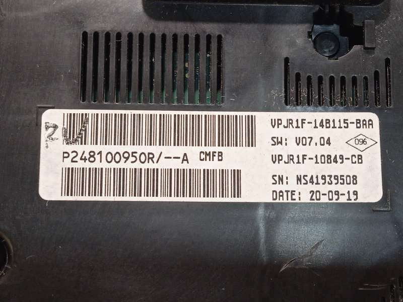 Recambio de cuadro instrumentos para renault clio v zen referencia OEM IAM 248100950R  P248100950R 7