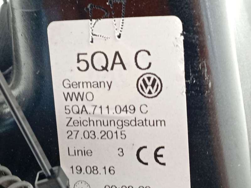Recambio de palanca cambio para volkswagen tiguan (ad1, ax1) 2.0 tdi referencia OEM IAM 5QA711049C 5